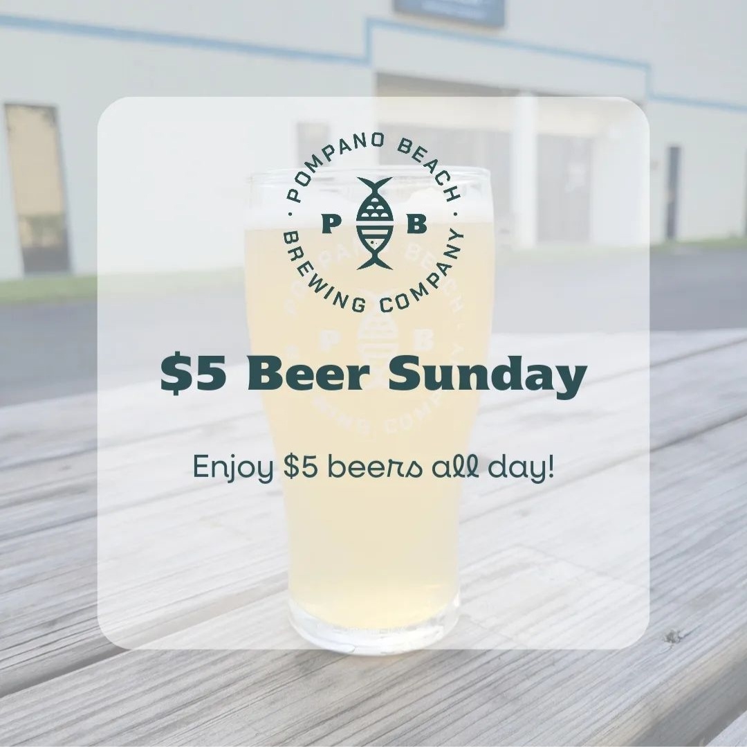 5 Beer Sundays Pompano Beach Brewing