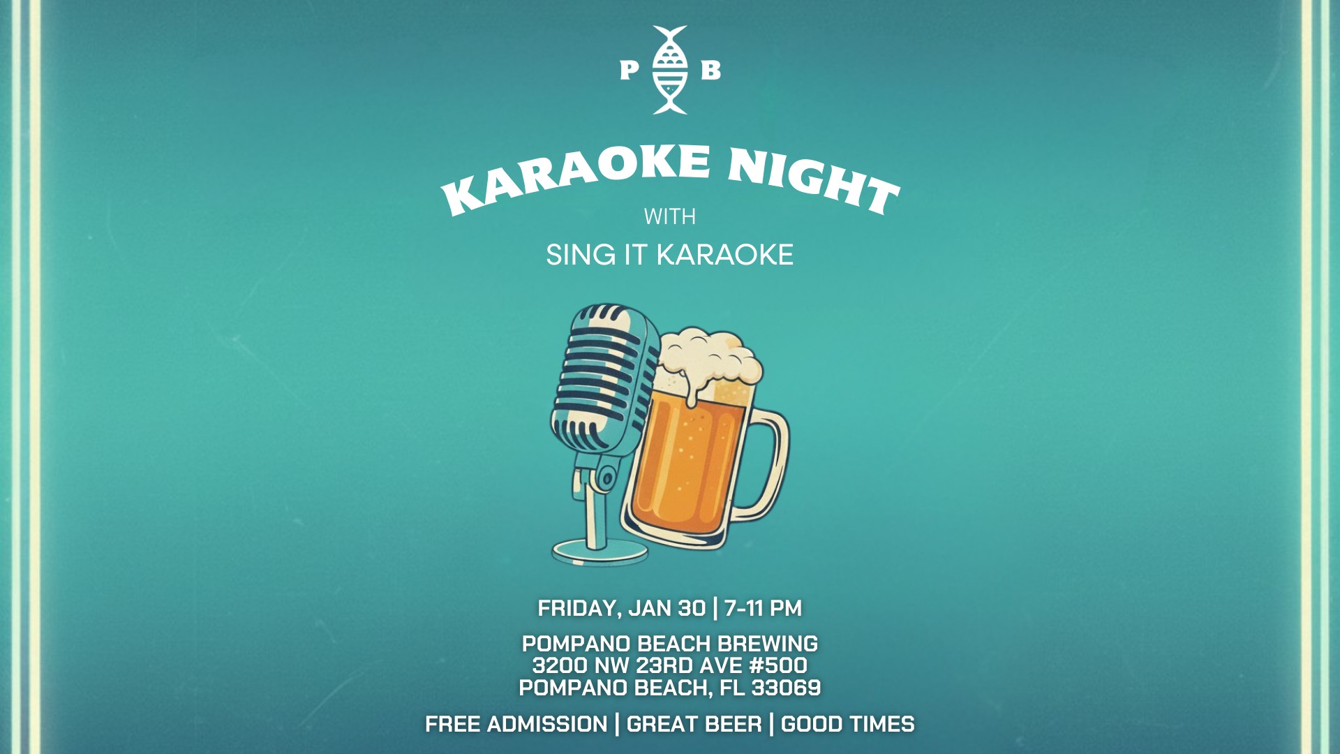 Karaoke Night at Pompano Beach Brewing