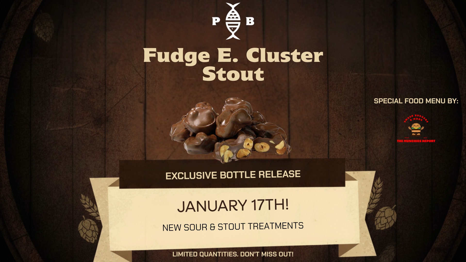 Fudge E. Cluster Imperial Stout | Bottle Release Event at PBBC!