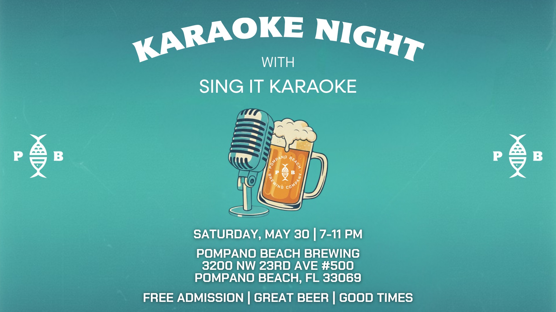 Karaoke Night at Pompano Beach Brewing
