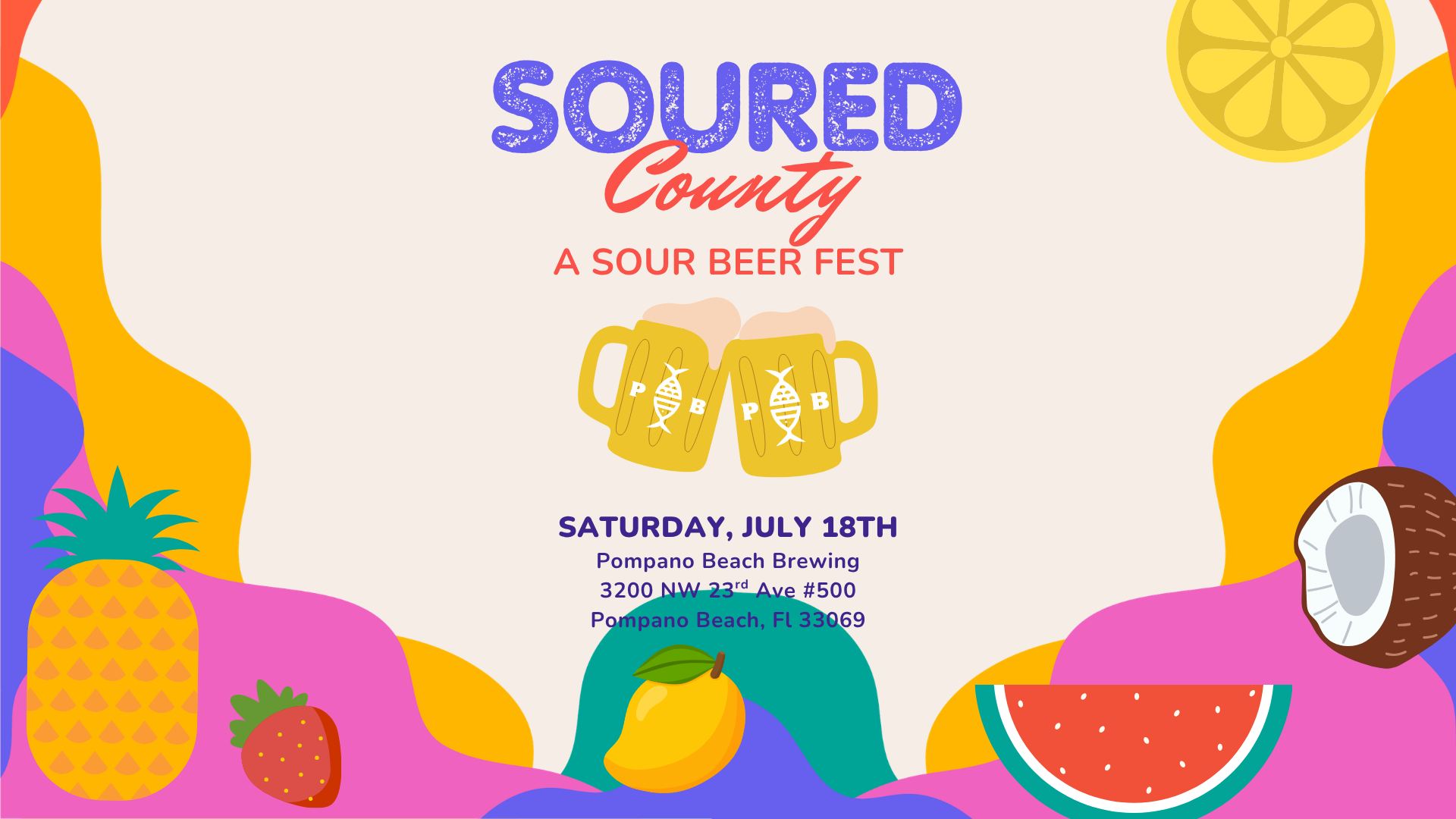 Soured County: A Sour Beer Fest at Pompano Beach Brewing