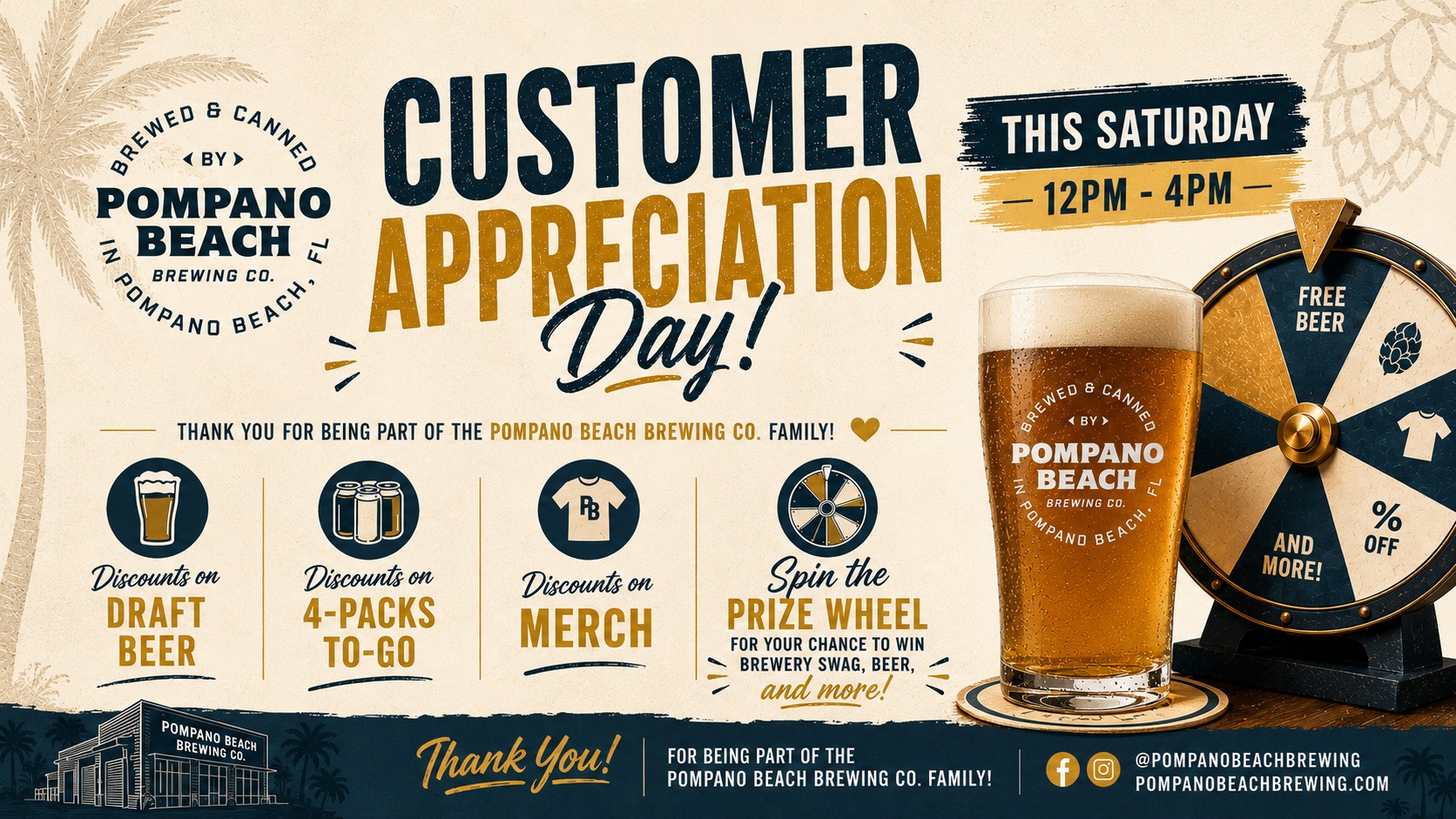 Customer Appreciation Day at Pompano Beach Brewing Co.